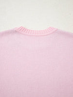 Christmas Ginger Bread Man Round Neck Casual Sweater