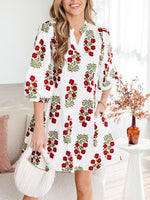 Floral Print Casual Mini Dress