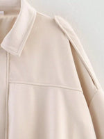 Zip Up Oversized Jacket