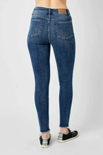 Judy Blue Full SizeHigh Waist Distressed Skinny Jeans