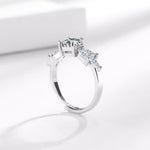 1 Carat 925 Sterling Silver Moissanite Ring