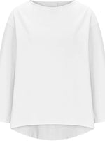 Full Size Round Neck Relaxed Fit Blouse Plus Size