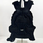 Textured Knit Backpack Bag