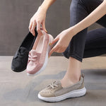 Round Toe Lace Up Sneakers