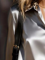 Leopard Button Up Long Sleeve Shirt