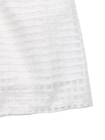 Grid Pattern Strapless Mini Dress