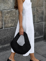 Ruffled V-Neck Maxi Dress