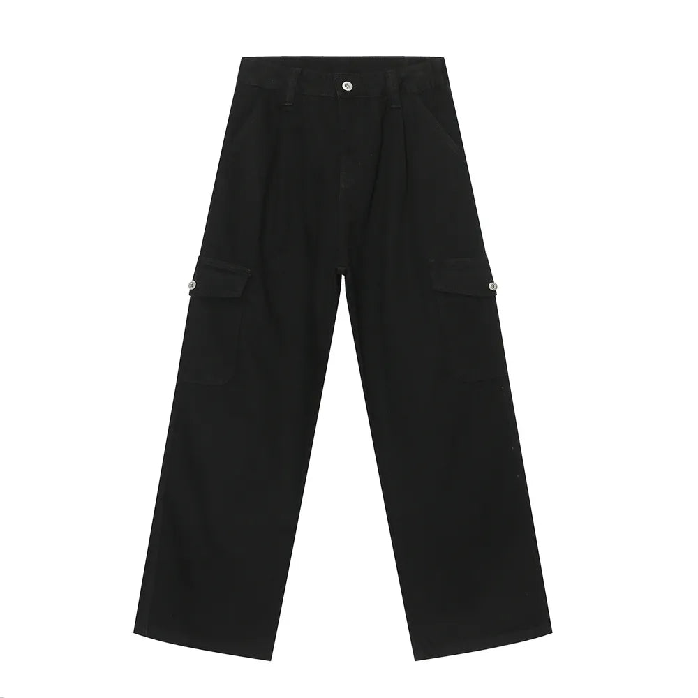 Wide Leg Jeans with Pockets