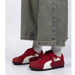 Contrast Lace Up Casual Sneakers