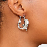 18K Gold-Plated Dolphin Hoop Earrings