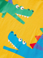 Children's Crocodile Print T-Shirt and Shorts Set