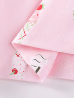 Children's Ice Cream Print Casual Dress