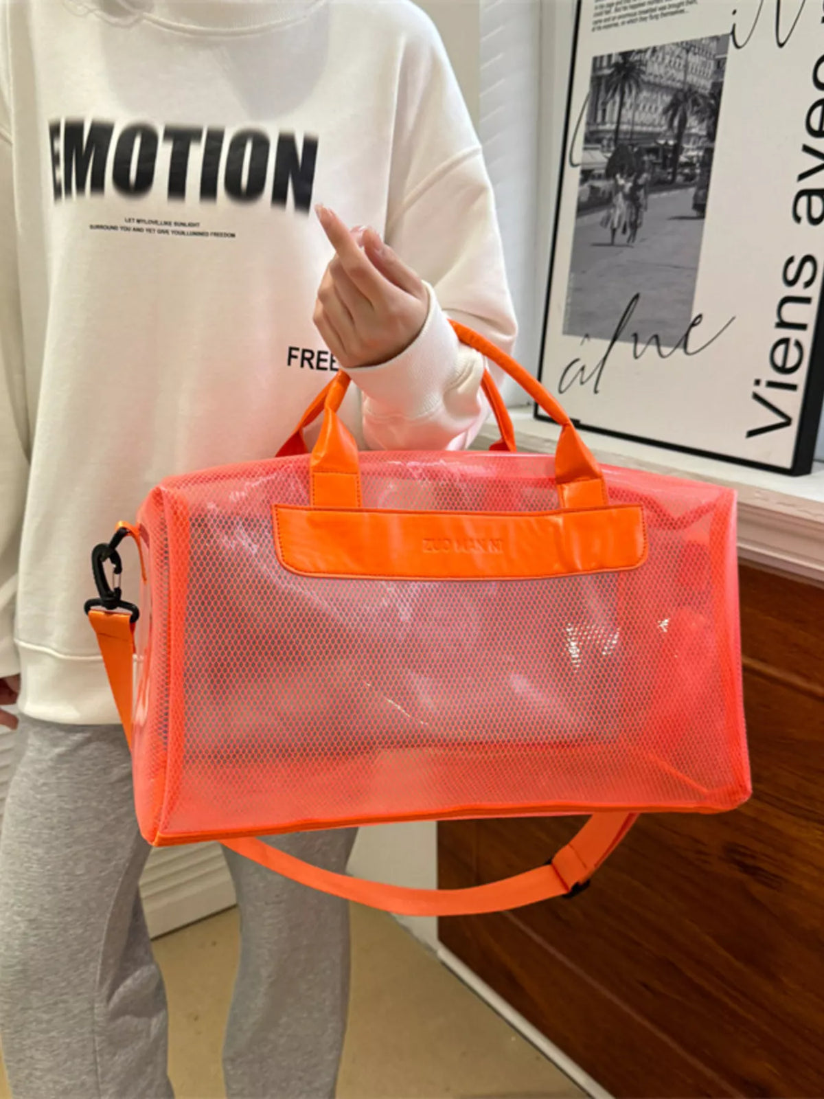Transparent PVC Travel Bag