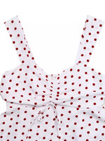 Polka Dot Ruched Cami