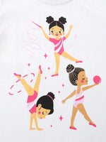 Children's Rhythmic Gymnastics Print T-Shirt