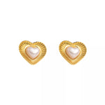 18K Gold-Plated Stud Earrings