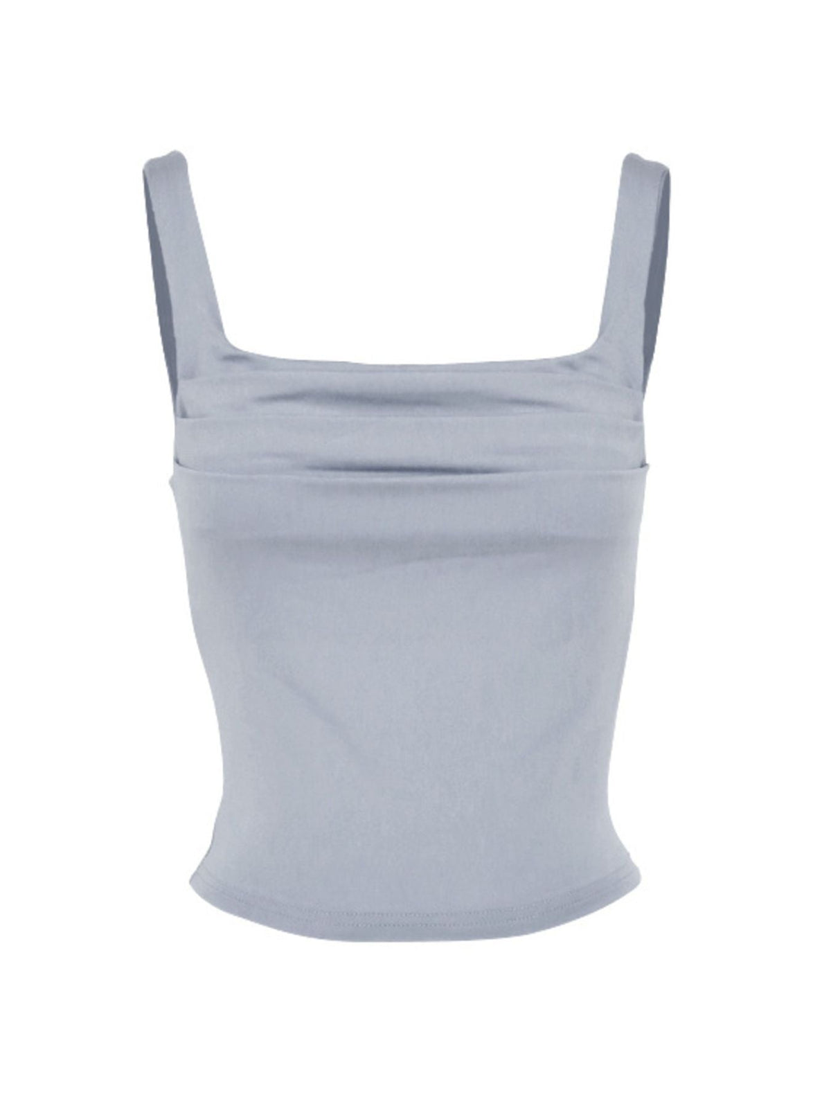Ruched Square Neck Tank