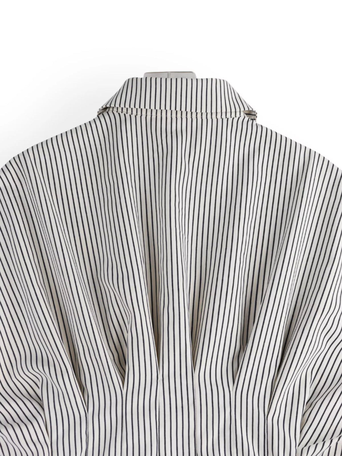 Striped Cinched Waist Shirt