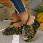 Open Toe Wedge Sandals