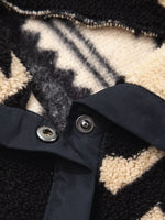Western Aztec Half Zip Plush Sweatshirt