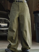 Wide-Leg Cargo Pants