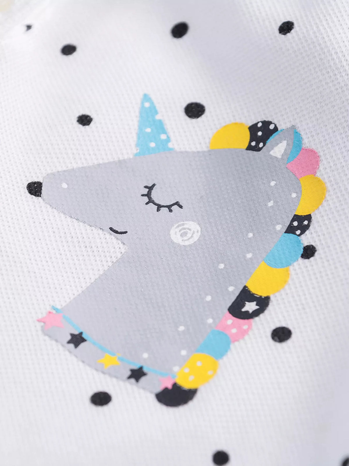Children's Polka Dot Ruffle Hem Polo Dress