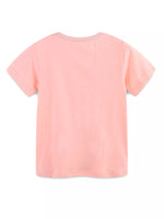 Children's Floral Print Crew Neck T-Shirt
