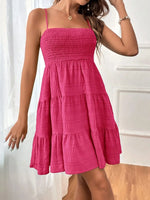 Smocked Tiered Cami Dress
