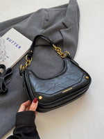 Chain Accent Shoulder Bag