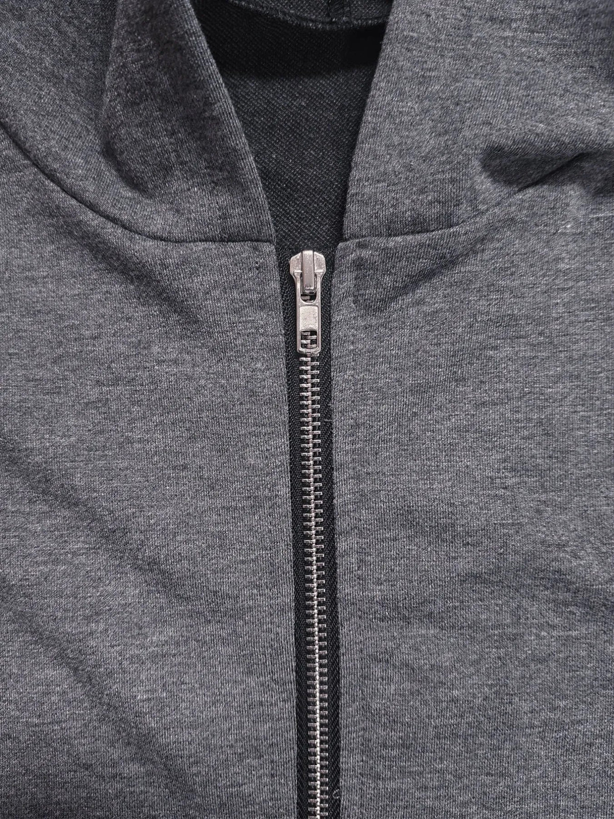 Longline Hooded Zip-Up Cardigan Coat with Flared Hem