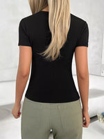 Solid Color Slim Fit T-Shirt