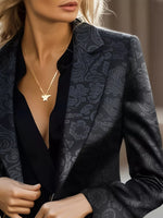 Lapel Collar Slim Fit Blazer