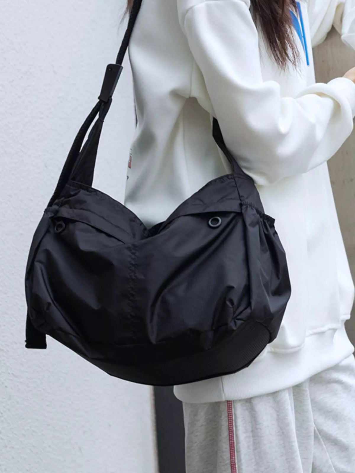 Lightweight Nylon Casual Crossbody Bag