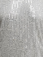 V-Neck Sequin Cap Sleeve Top