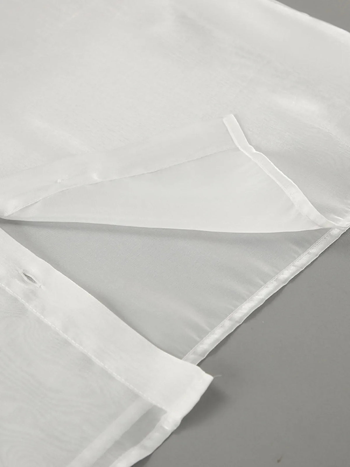 Button Up Flounce Sleeve Shirt