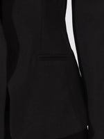 Ruffled Cold Shoulder Long Sleeve Outerwear