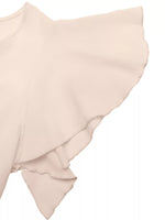 Ruffle Sleeve Tie Waist Midi Dress