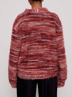 Textured Knit Button-Down Cardigan