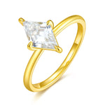2Carat Moissanite 925 Sterling Silver Ring