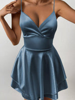 Tie Back Layered Cami Dress