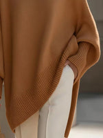 Oversized Batwing Sleeve Knit Sweater