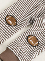 Children's Striped Football Top and Pants Set