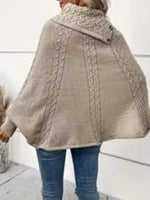 Cable Knit Button Detail Sweater