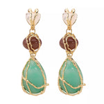 18K Gold-Plated Teardrop Earrings