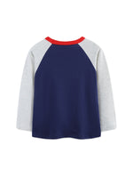 Children's Soccer Player Graphic Long Sleeve T-Shirt
