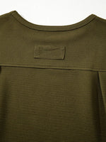 Ribbed Knit Oversized Sweatshirt