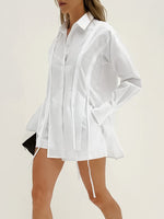 Button Up Shirt and Shorts Set
