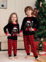 Full Size Matching Family Christmas Pajamas Set with Festive Graphic Plus Size