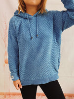 Drawstring Long SleeveHooded Sweater