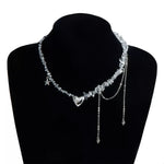Silver-Plated Minimalist Heart Necklace